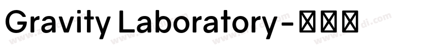 Gravity Laboratory字体转换